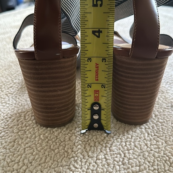 ★ Sole Society striped platform sandals, size 10 ★ - Picture 8 of 8